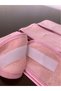 Self-adhesive pink hair band, 3-piece set, suitable for skincare, sports, yoga, etc. - 3