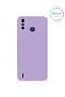 Velvet Silicone Case Inside Lilac Liquid for Tecno Spark 6 Go