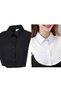 Half Shirt Collar Rescue Piece 2-Piece Black-White