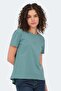 Viraj Women's Aqua Green T-Shirt - 6