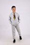 ROBOTIC BEAR PRINT DETAILED HOODED KANGAROO POCKET BOTTOM TOP BOY Tracksuit SET