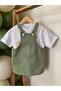 Girl's Green Jeans Gilet - 6
