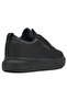 Daily Black Men's Elastic Thick Heeled Patterned Sole Oval Toe Sneaker Sports Shoes 111 - 4