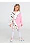 Polka Dot Asymmetric Ruffle Girl's Dress - 2