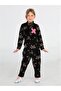 Printed Laci Velvet Children's Jumpsuit