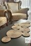 70x30cm, Handmade Jute Rope Living Room Tablecloth, Kitchen Tablecloth, Natural Jute Table Runner - 3