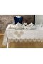 Velvet Luxury Tablecloth Set Lacy Laced Grand Cappuccino - 6
