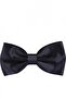 Black Large Satin Bow Tie SP16 - 2