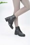 Lace-Up Non-Slip Sole Stylish Boots - 3