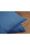 Double Sided Decorative 4-Piece Throw Pillow Cover Solid Color 43X43 cm (Blue) - 4