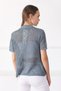 Women's Petrol Round Neck Cotton Knitwear Cardigan - 5