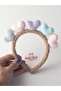 Colorful Heart Plush Brown Crown Gift Children's Crown