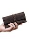Varzna - Genuine Leather Natural Retro Brown Pen Holder - 4