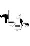 Metal Book Holder Book Support with Elephant and Cub Figures, Decorative Bookshelf