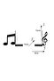 Metal Book Holder Sheet Music Figured Book Support, Decorative Bookshelf - 3