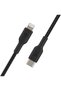 Braided USB-C to Lightning Cable for Fast Charging, (iPhone 15 or Earlier) MFi-Certified, 2m, Black - 4