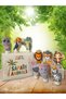 Paper Finger Puppet Set, 10 Pieces, Safari Animals - 2