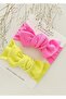 Baby And Kids Neon 2-Piece Bandana Set - 4