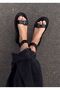 Mi Luz Silva - Adjustable Front Buckle and Comfortable Sole Sandals - 2