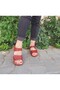 Soft Sole and Adjustable Motif Daily Sandals - 3