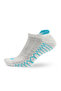 Odorless Running and Walking Men's Bootie Silver Socks - 3