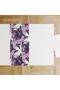 Nature Themed Purple Pink Colors Digital Printed Runner Tablecloth 45X100