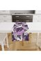 Nature Themed Purple Pink Colors Digital Printed Runner Tablecloth 45X100 - 2