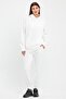 Women's Three Thread Fleece Oversize Tracksuit Set with Elastic Waist and Legs