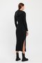 Women's Full Lycra 2 Thread Hooded Slit Pencil Dress - 8
