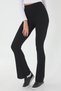 Women's Ribbed Report Flare/Spanish Leg High Waist Stretch Knitted Leggings Trousers