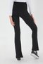 Women's Ribbed Report Flare/Spanish Leg High Waist Stretch Knitted Leggings Trousers - 9
