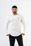 Men's Sports Bodysuit | White | Long Sleeve Sports T-shirt | Basic Series | - 6