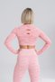 Women's Long Sleeve Seamless Sports T-Shirt | Crop Tops | Dusty Pink | Action Series Series | - 3