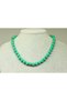 Varisite Stone Turquoise Necklace 8mm (clip) - 5