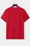 Unisex Plus Size Saturn Printed Crew Neck t-shirt - 2