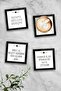 Glass Coasters | Personal Motivation | Set of 4 | 10cm x 10cm - 6