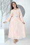 Young Girl's Long Modest Dress with Lined Patterned and Lining - 7