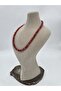 Red Agate Natural Stone Necklace 6 mm Elegant - 3
