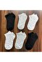 6 Pack Patterned Mixed Color Cotton Quality Booties Socks - 2
