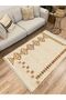Cotton Series Multy Tones Wicker Look Geometric Tumbled Pattern Decorative Woven Base Rug