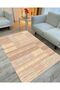 Cotton Series Multy Tones Wicker Look Geometric Tumbled Pattern Decorative Woven Base Rug - 2