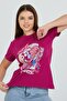 Plum Front Printed Basic - 4