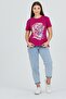 Plum Front Printed Basic