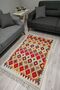 Cotton Series Multy Tones Authentic Diamond Patterned Decorative Woven Base Rug