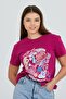 Plum Front Printed Basic - 2