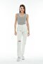 White Striped Tank Top / Skinny Fit - 3