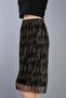 Camouflage Pleated Tulle Skirt with Elastic Waist - 2