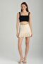 Ecru Pleated Tennis Skirt