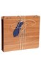 Wooden Gift Boxed Silk Tie Silk Handkerchief Metal Cufflinks Men's Gift Set with Bamboo Socks - 2