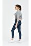 Gray Melange Side Gathered Tied Knitted Crop Blouse (Narrow Fit) - 5